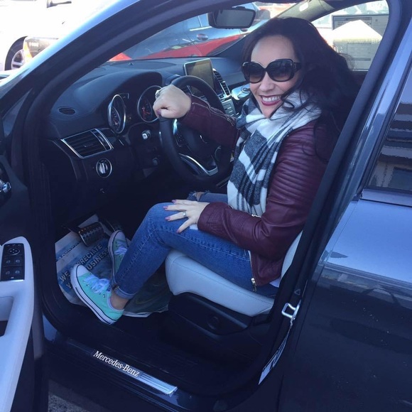 🔥Wore Once-Ci Sono Deep Maroon Coat- 100% Polyurethane shell- size Large - Picture 10 of 11